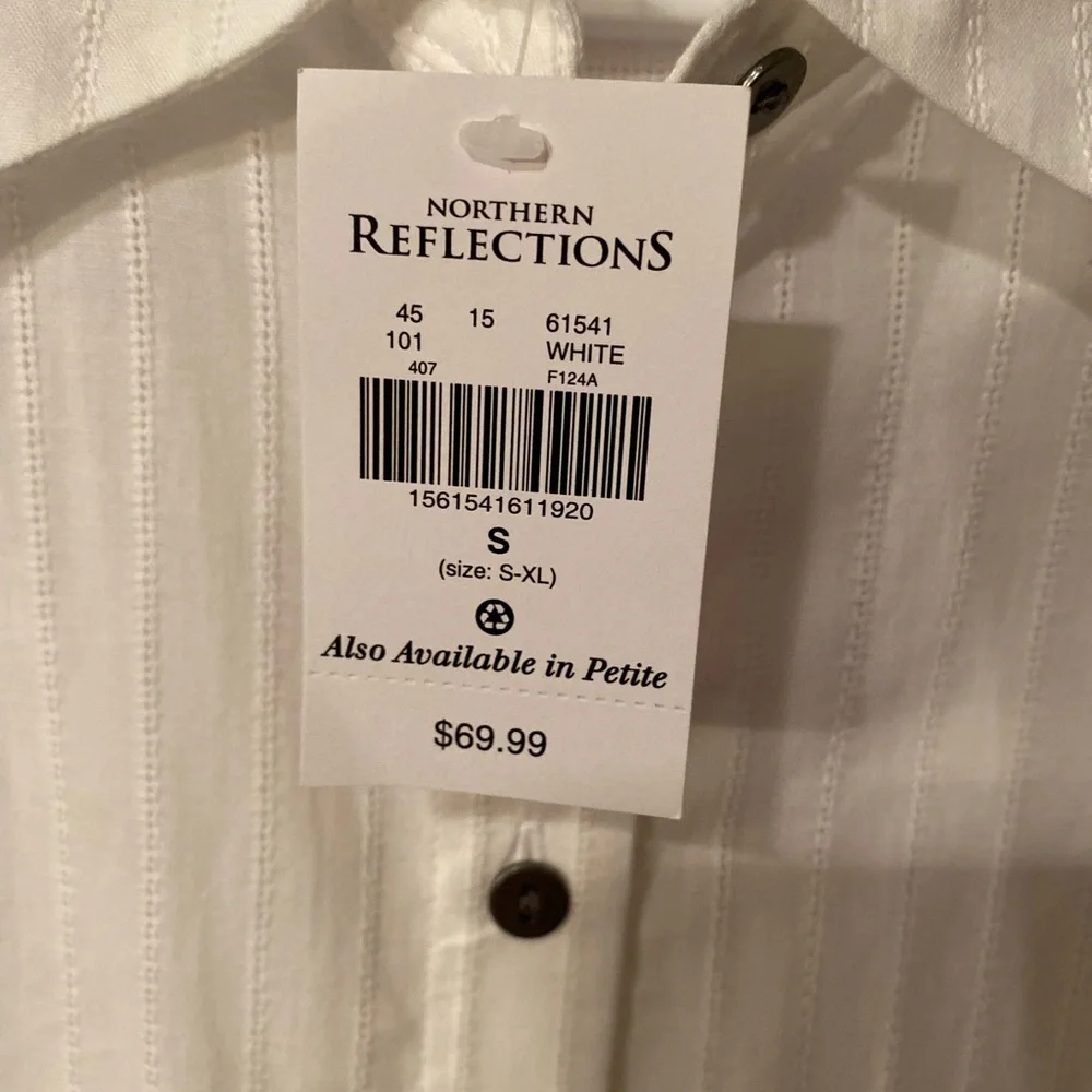 SOLD!! Northern Reflections NWT Button Down Shirt - Picture 4 of 6
